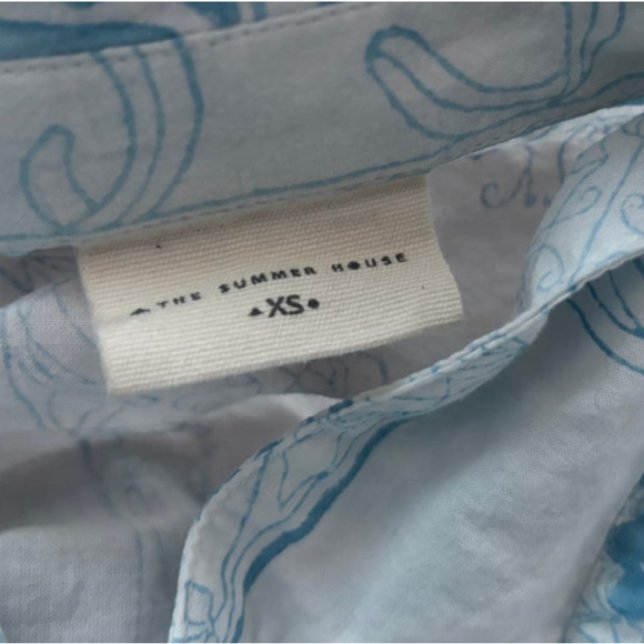 The Summer House Oversize Shift With Hand-Printed Design - Picture 2 of 3